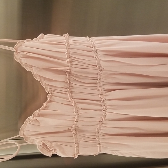 ๐O.P.T.๐ Gigi Dress ~ Chiffon Pink XS NWT - Picture 10 of 16